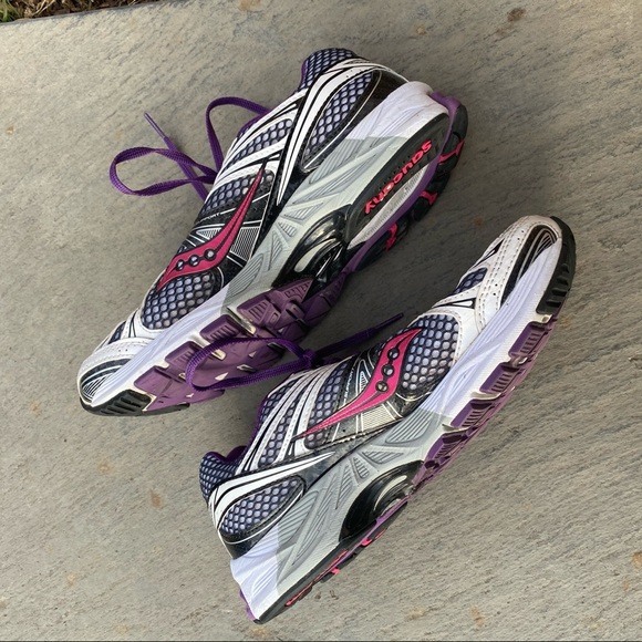 Saucony guide 6 purple black 7.5 shoes - Picture 8 of 10